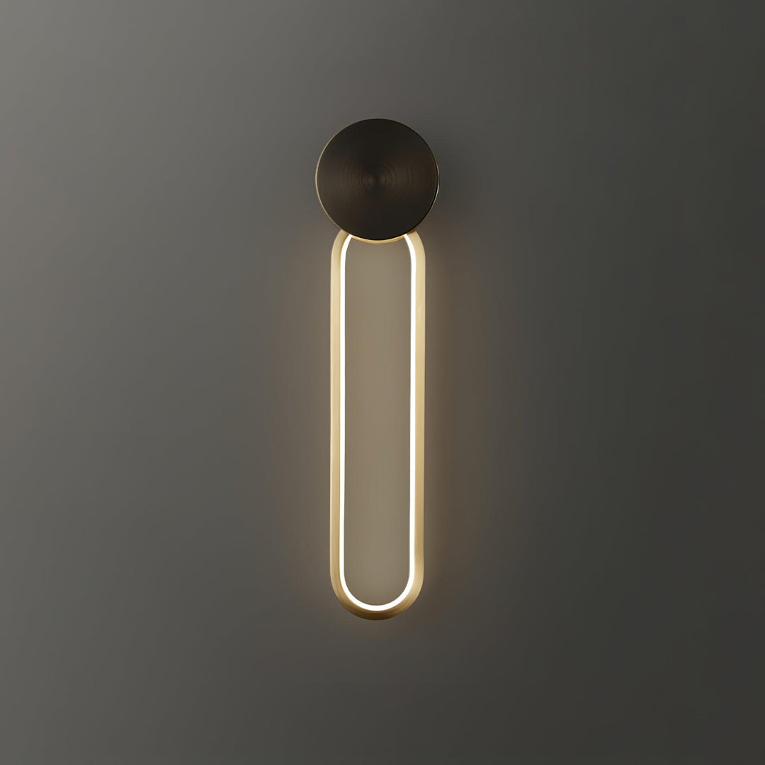 Simple Elliptical Wall Sconce