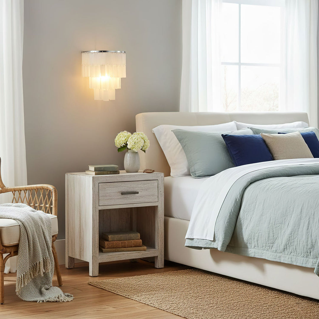 Skye Shell Tiered Wall Lamp