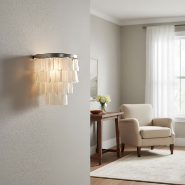 Skye Shell Tiered Wall Lamp