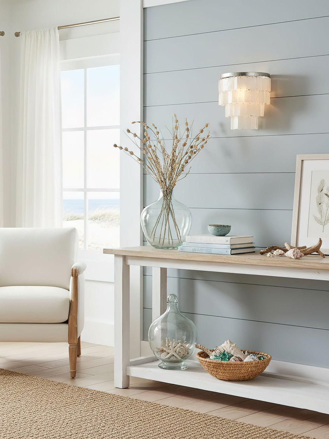 Skye Shell Tiered Wall Lamp
