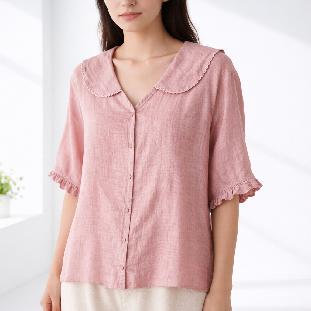 PETER PAN-KRAAGBLOUSE VOOR VROUWEN