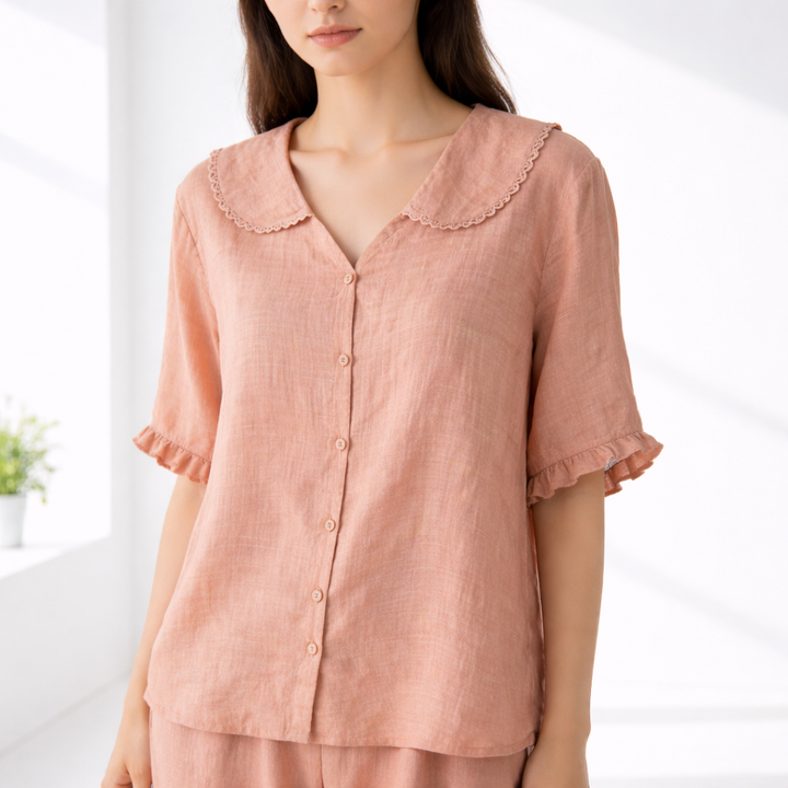 PETER PAN-KRAAGBLOUSE VOOR VROUWEN