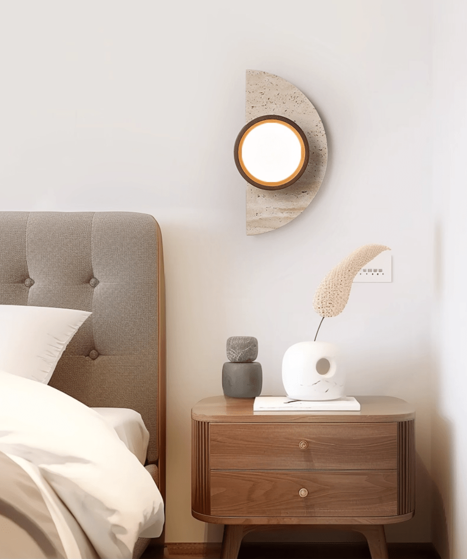 Soleners Travertine Wall Light