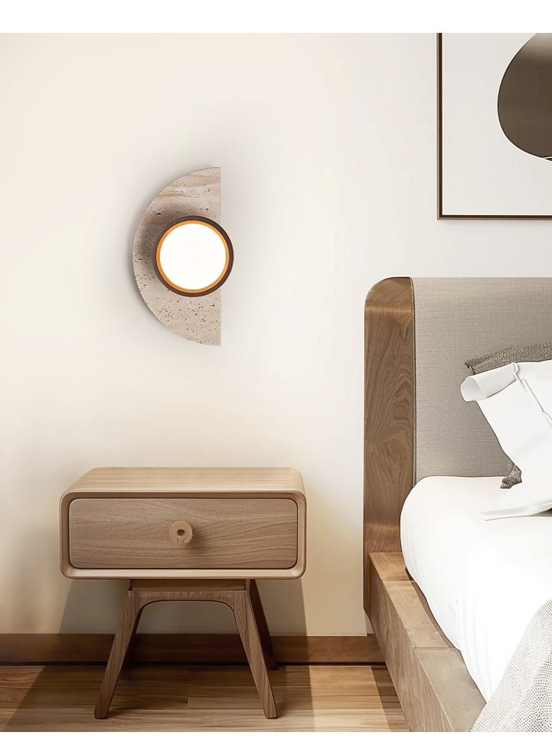 Soleners Travertine Wall Light
