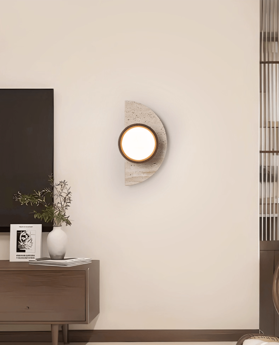 Soleners Travertine Wall Light