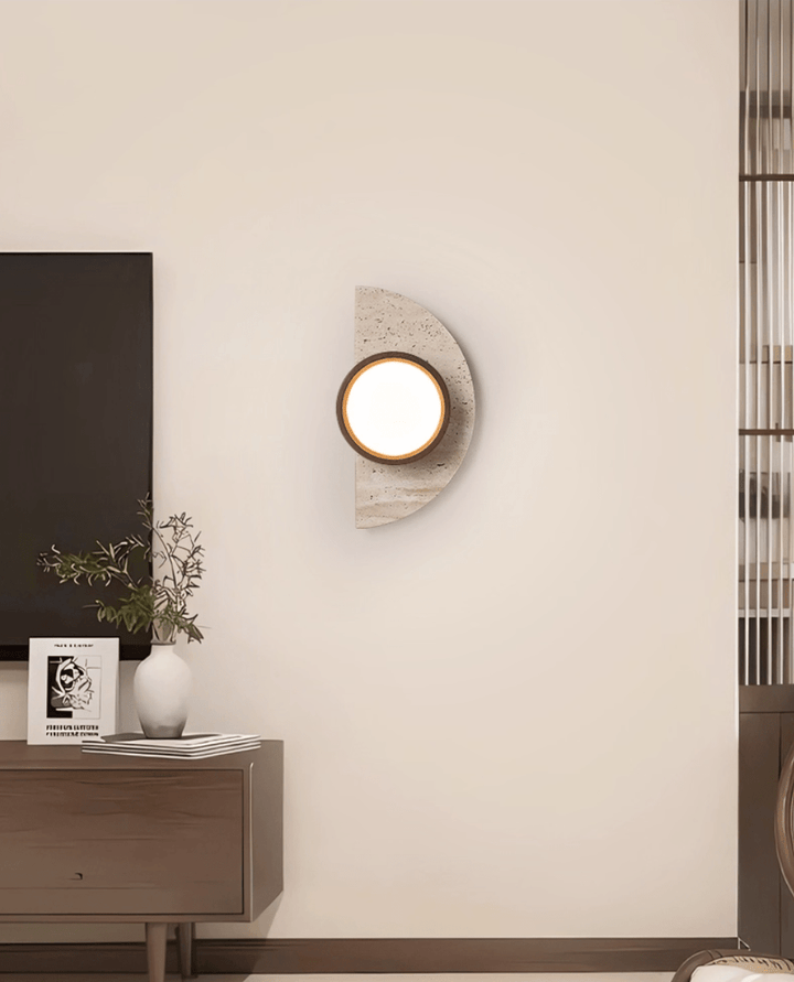 Soleners Travertine Wall Light