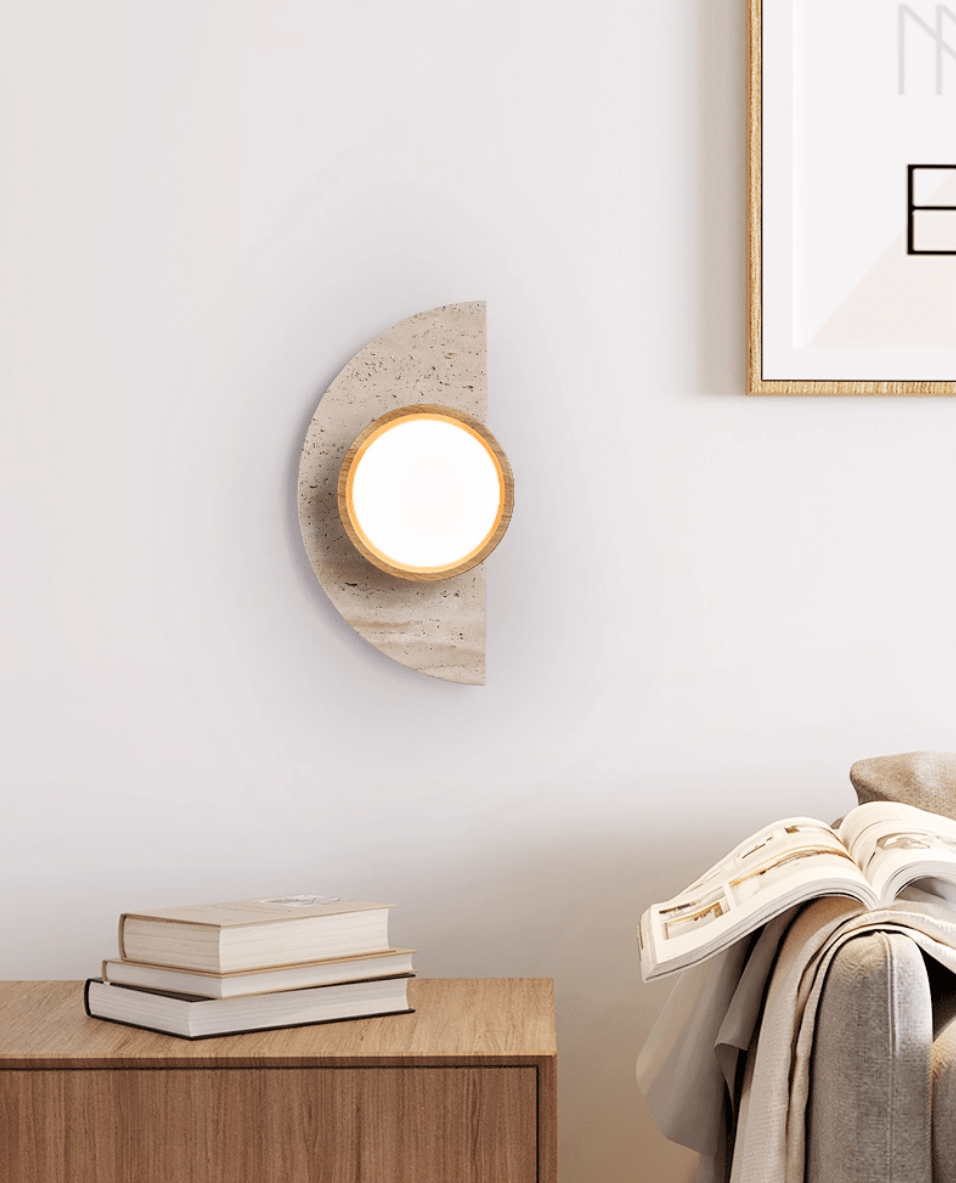 Soleners Travertine Wall Light