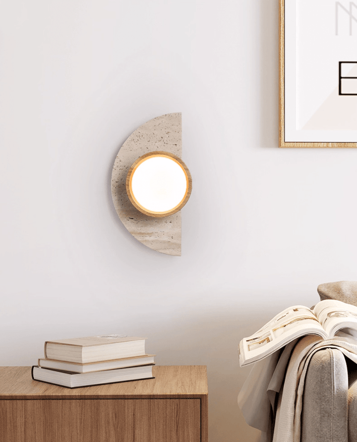 Soleners Travertine Wall Light