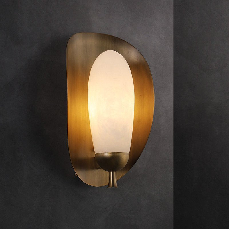 Solenne Alabaster Halo Wall Light