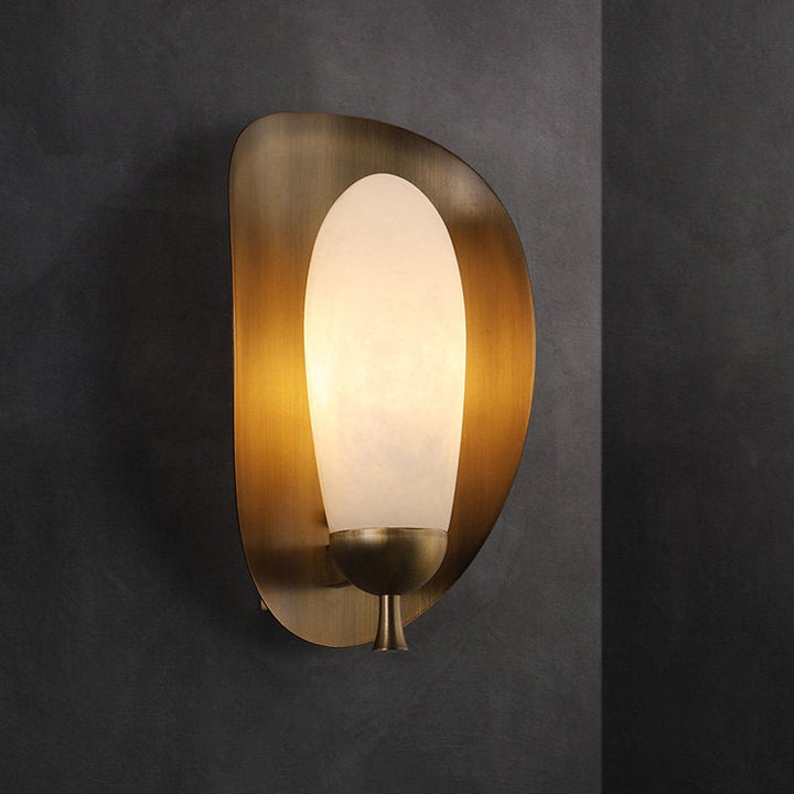 Solenne Alabaster Halo Wall Light
