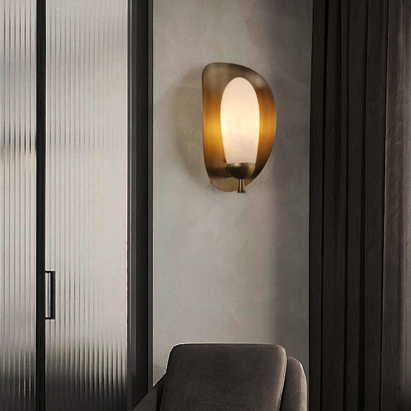 Solenne Alabaster Halo Wall Light