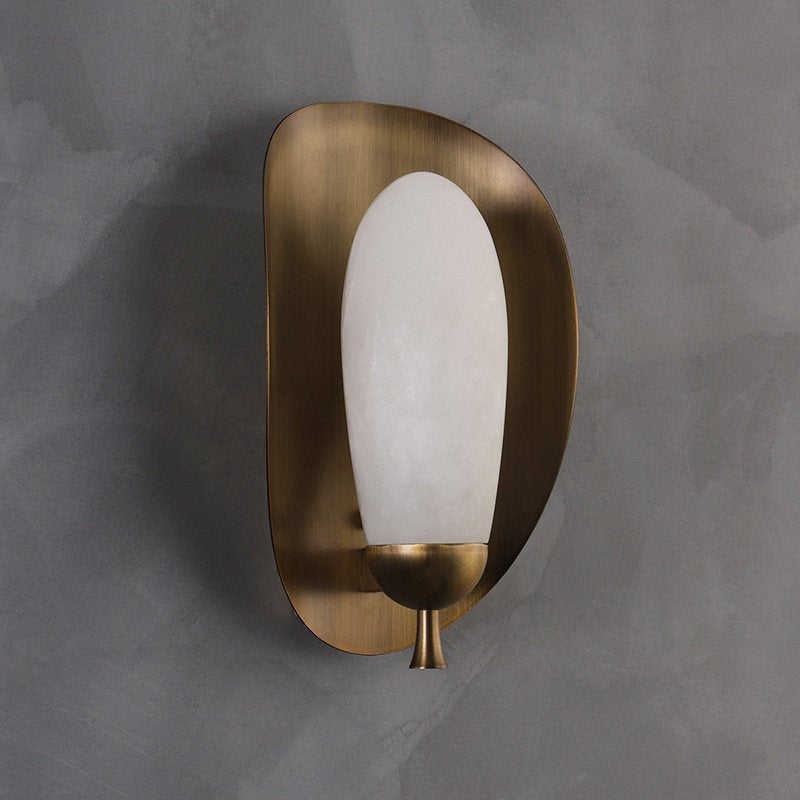 Solenne Alabaster Halo Wall Light