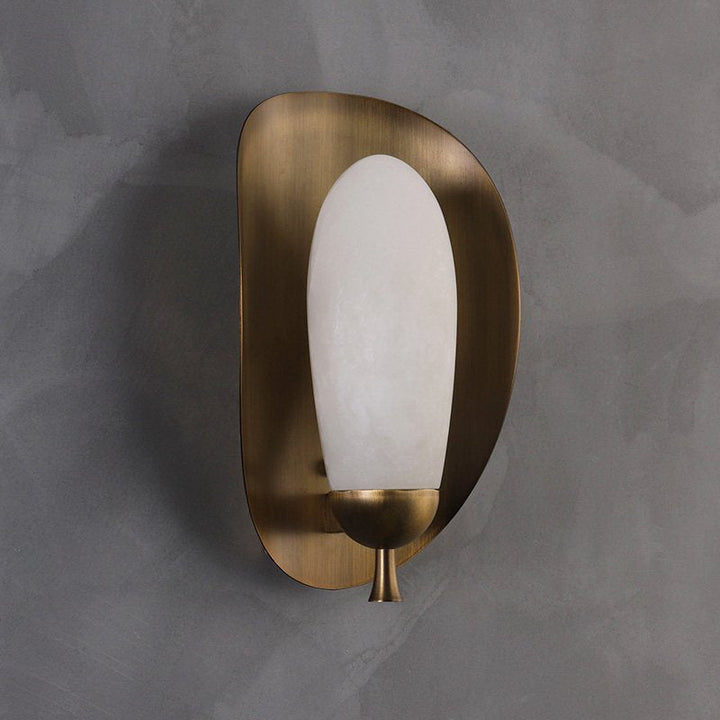 Solenne Alabaster Halo Wall Light
