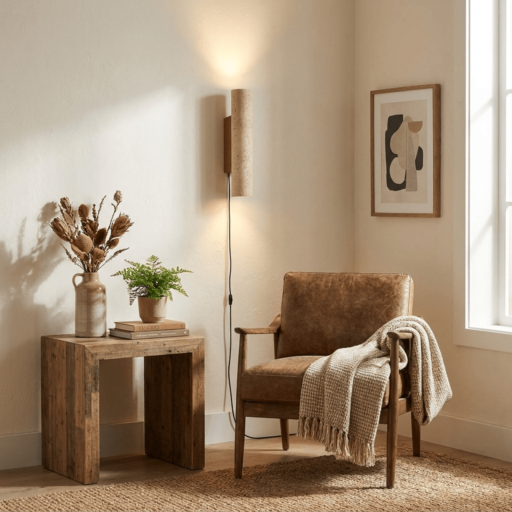 Solis Column Plug-in Wall Lamp