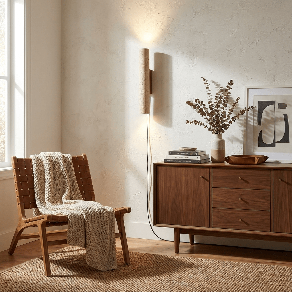 Solis Column Plug-in Wall Lamp