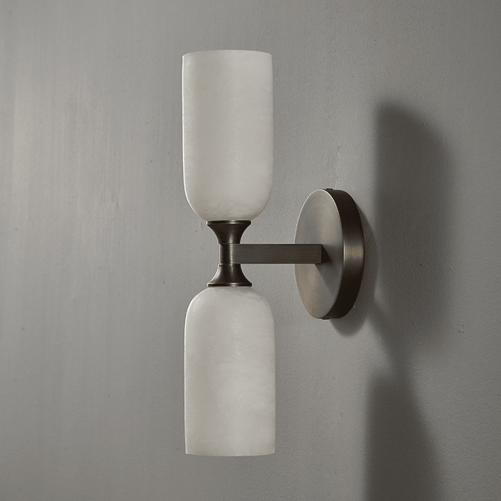 Solmira Twin Alabaster Wall Sconce