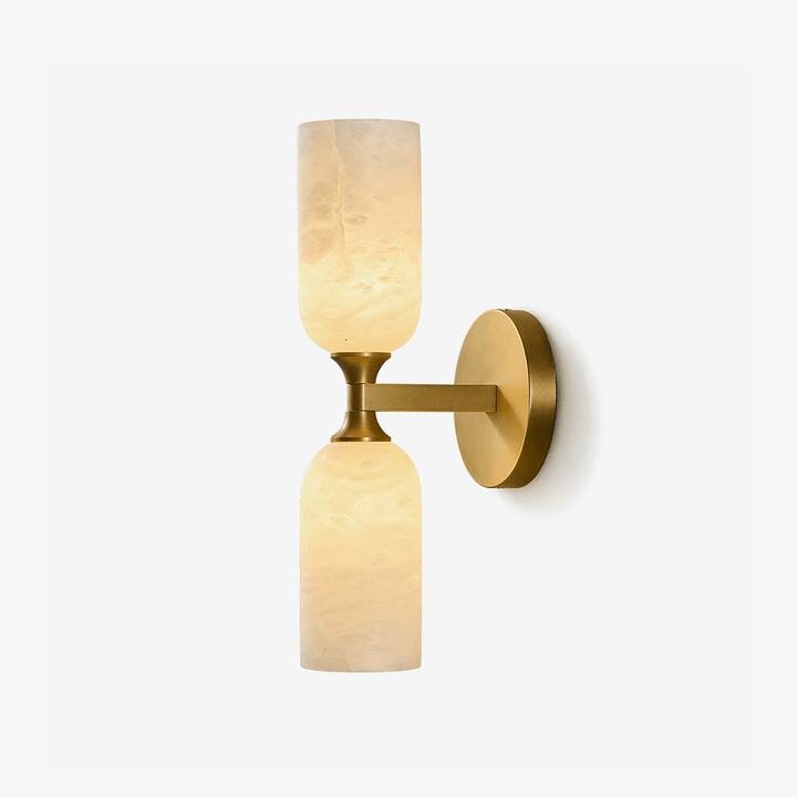 Solmira Twin Alabaster Wall Sconce