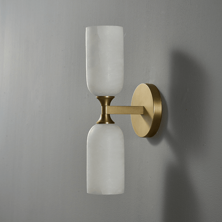 Solmira Twin Alabaster Wall Sconce