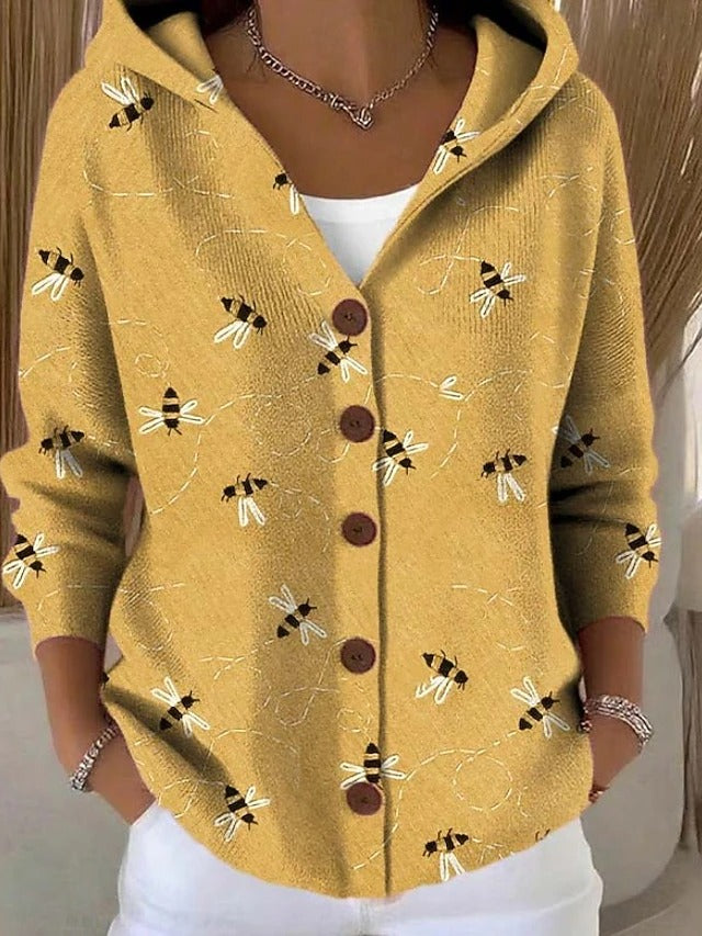 PATCHWORK HOODED VEST VOOR VROUWEN