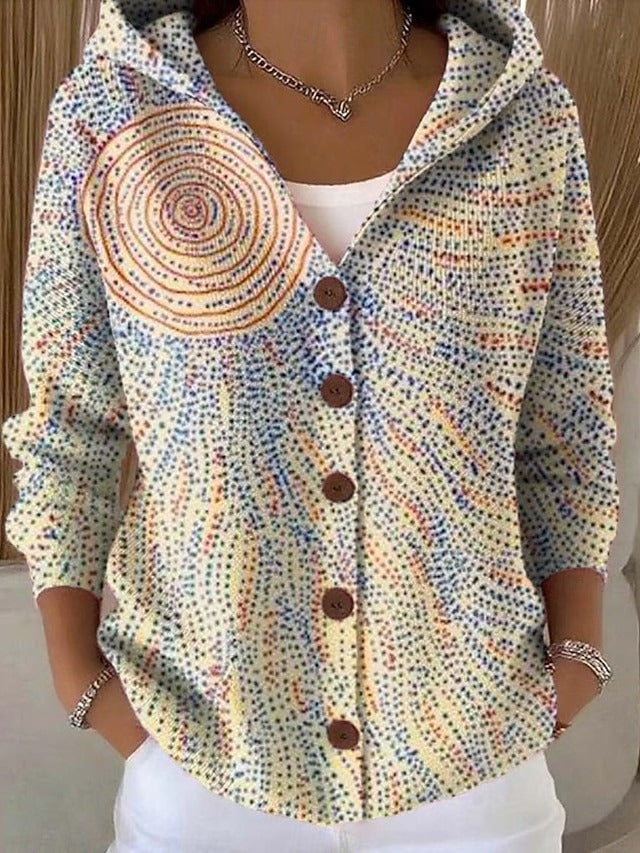 PATCHWORK HOODED VEST VOOR VROUWEN