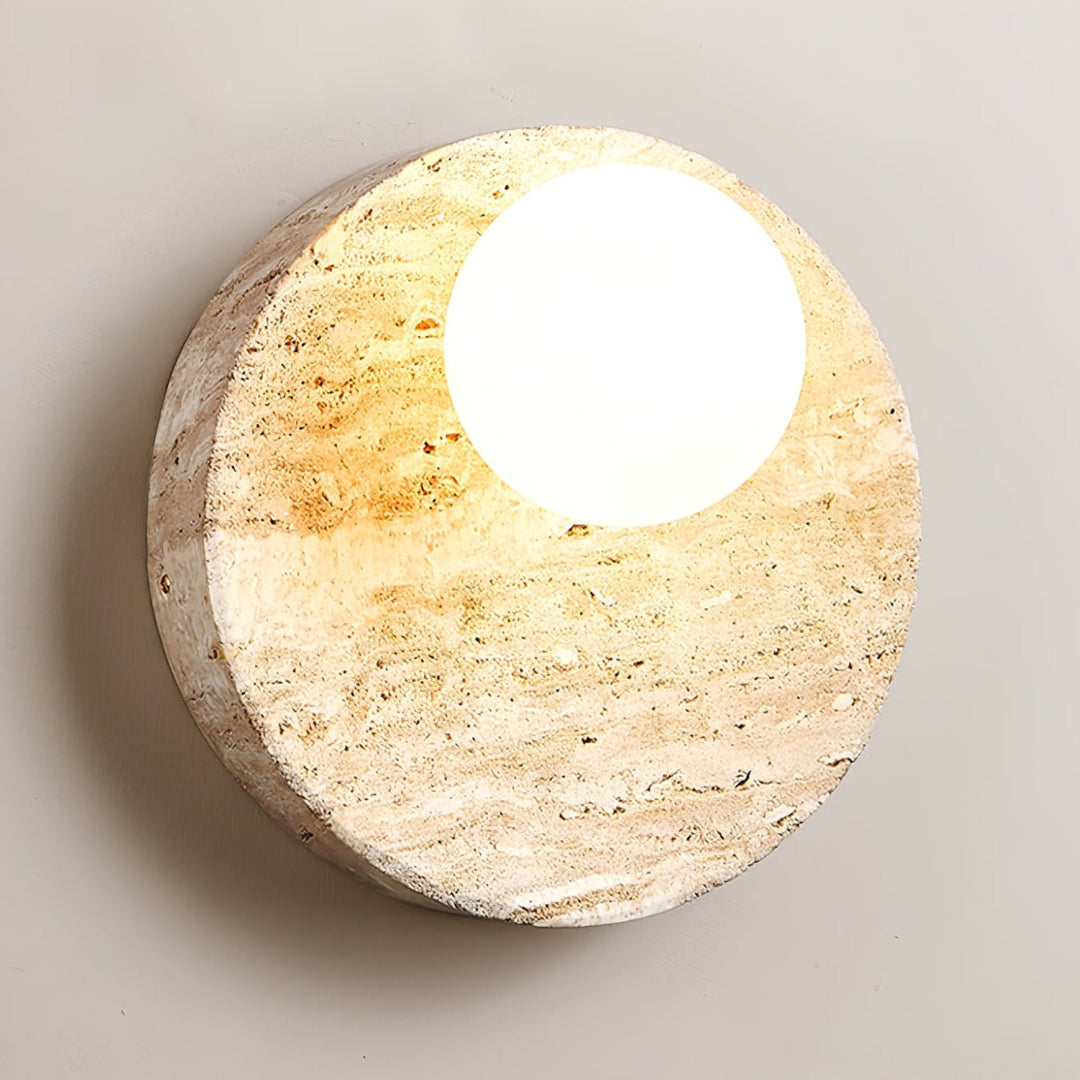 Sorella Travertine Sconce
