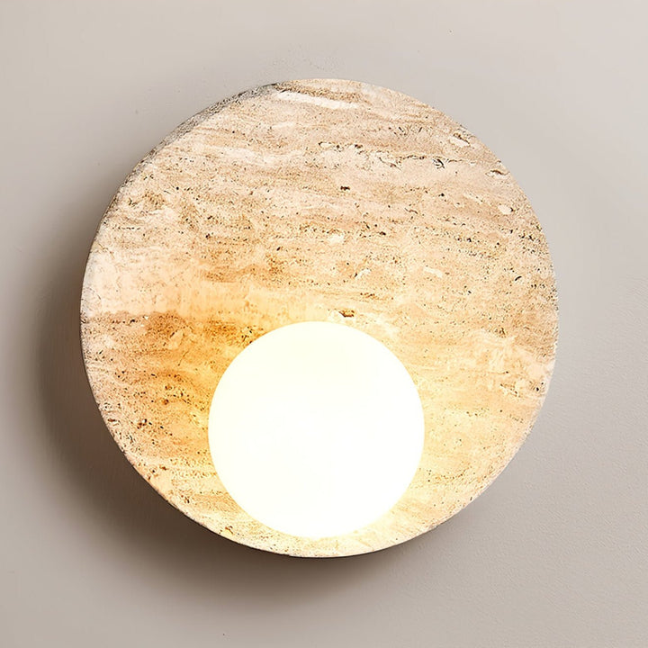 Sorella Travertine Sconce