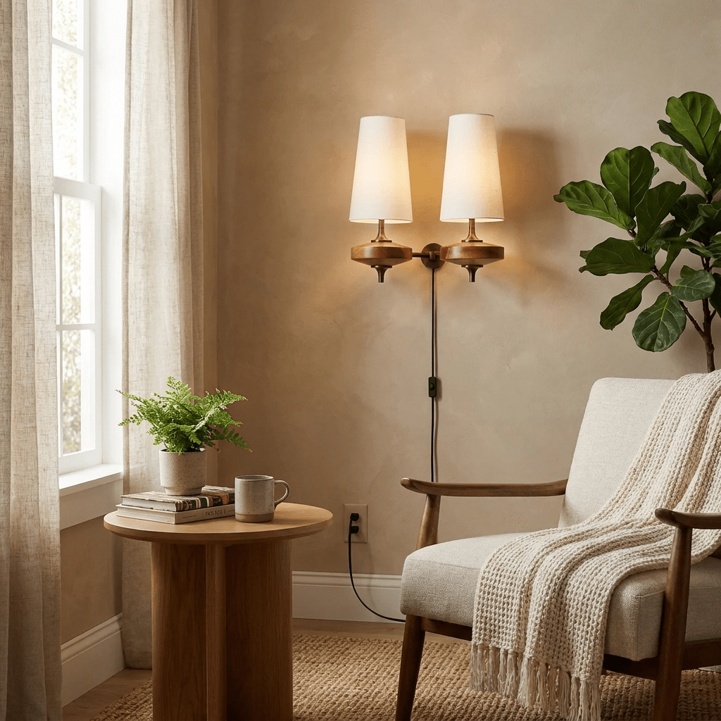 Spinning Top Wall Sconce