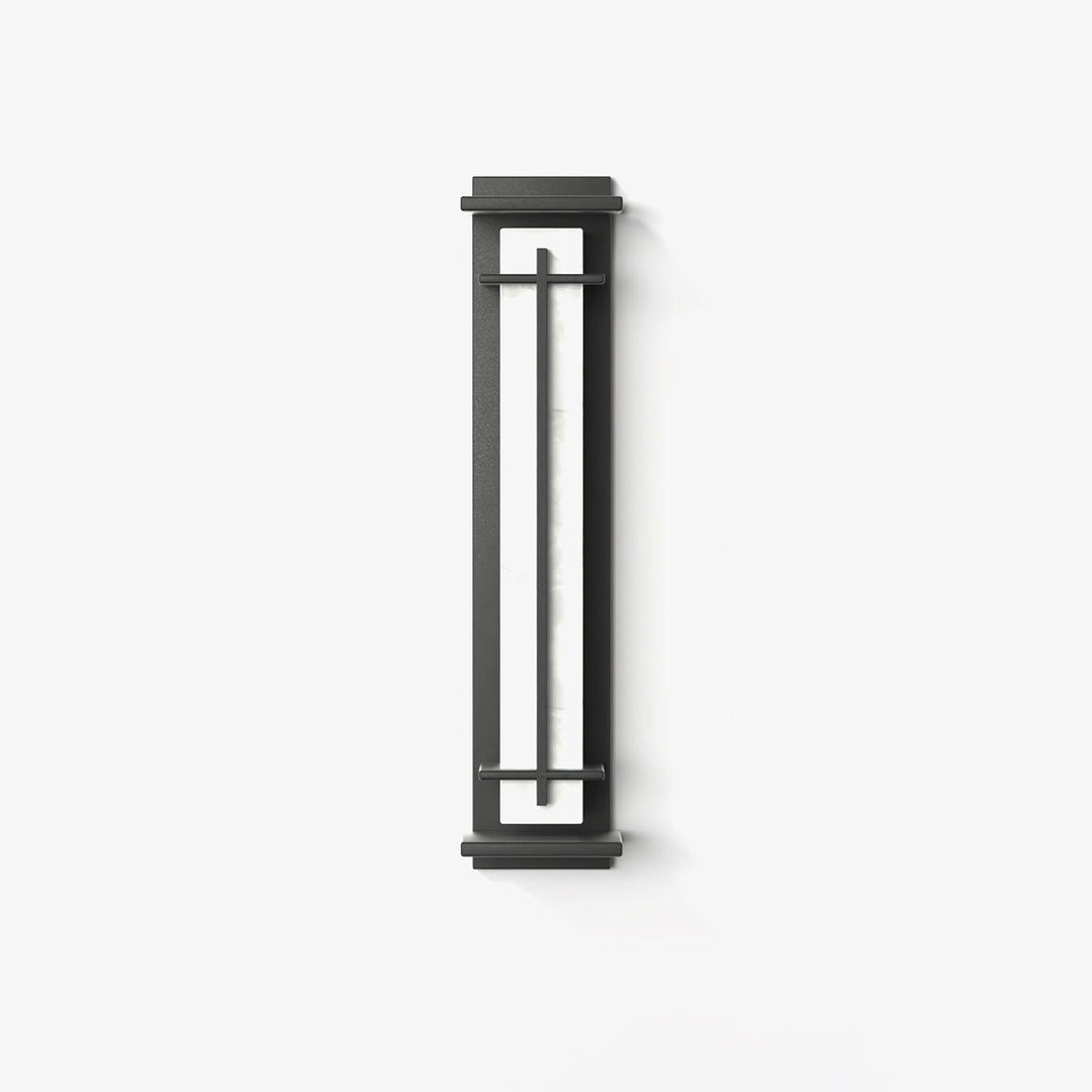Square Outdoor Alabaster Wall Light