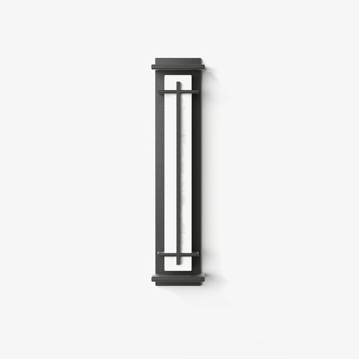 Square Outdoor Alabaster Wall Light