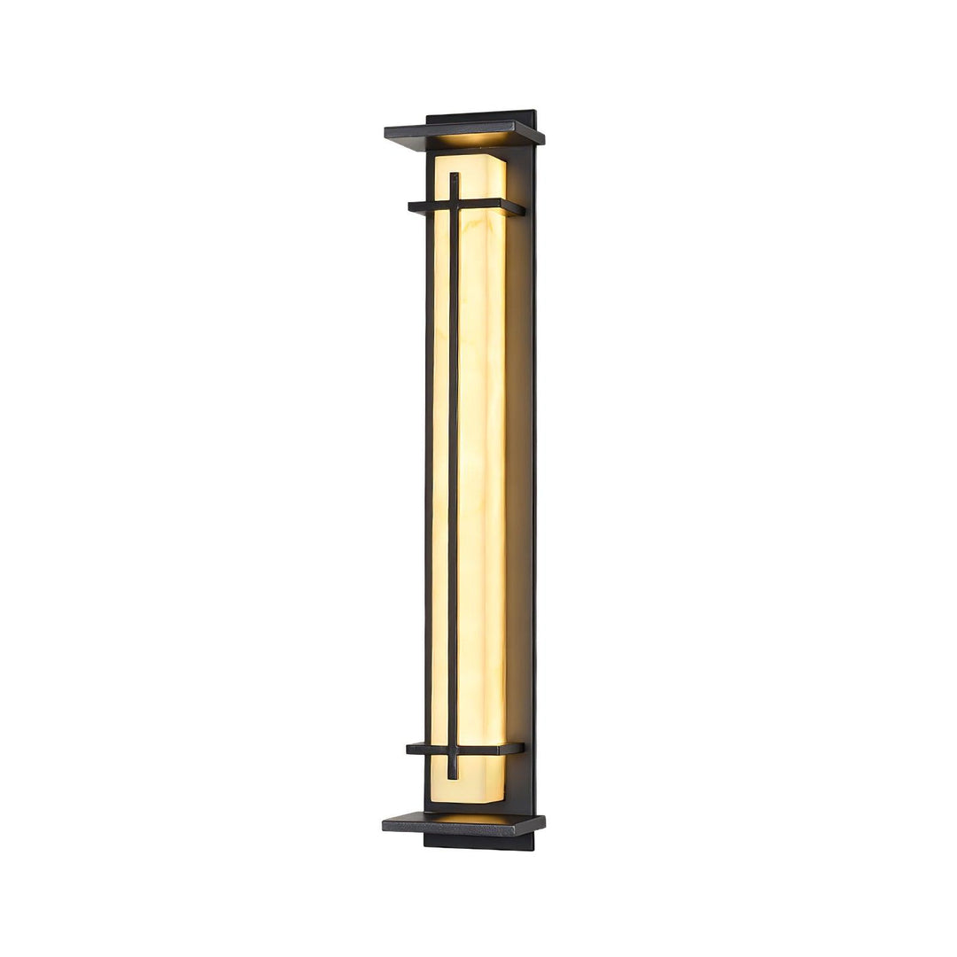 Square Outdoor Alabaster Wall Light