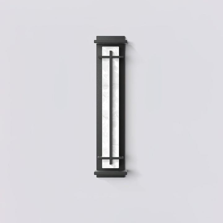 Square Outdoor Alabaster Wall Light