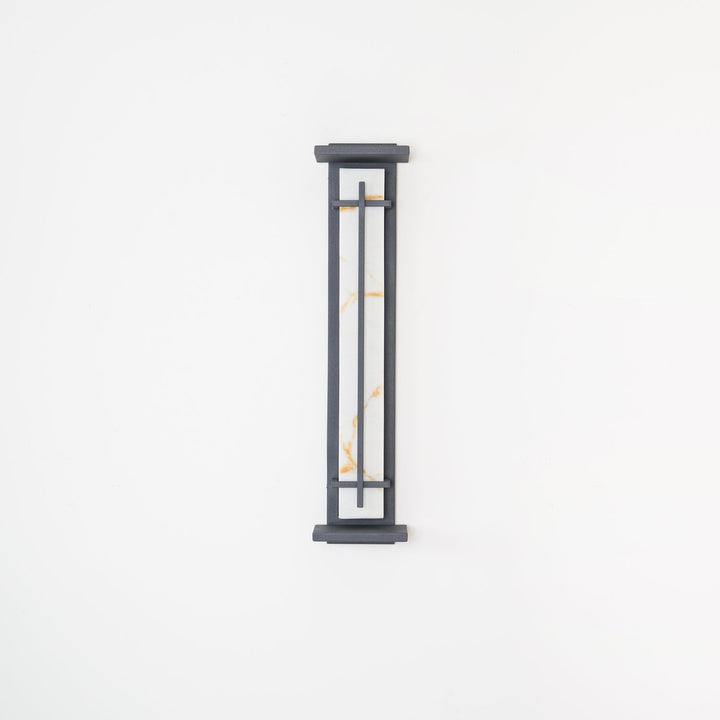 Square Outdoor Alabaster Wall Light