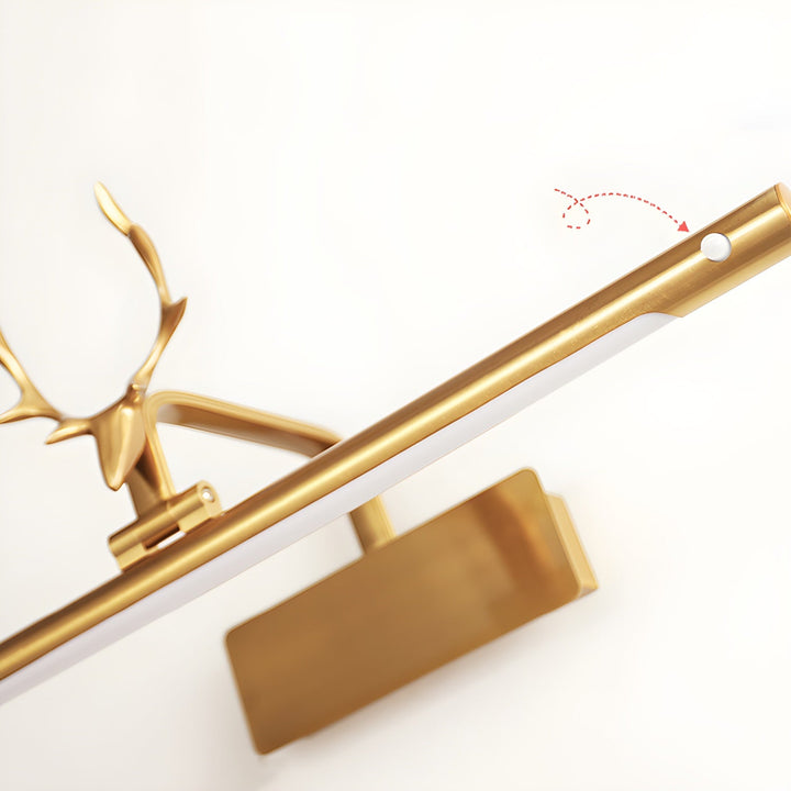 Stag Horn Plug-in Wall Light