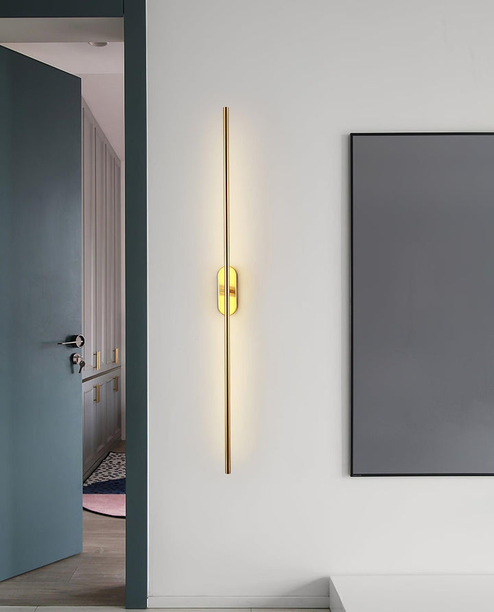Stick Shaped Metal Sconce
