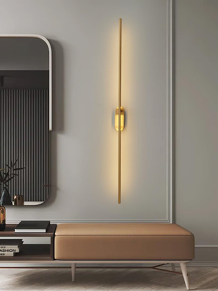 Stick Shaped Metal Sconce