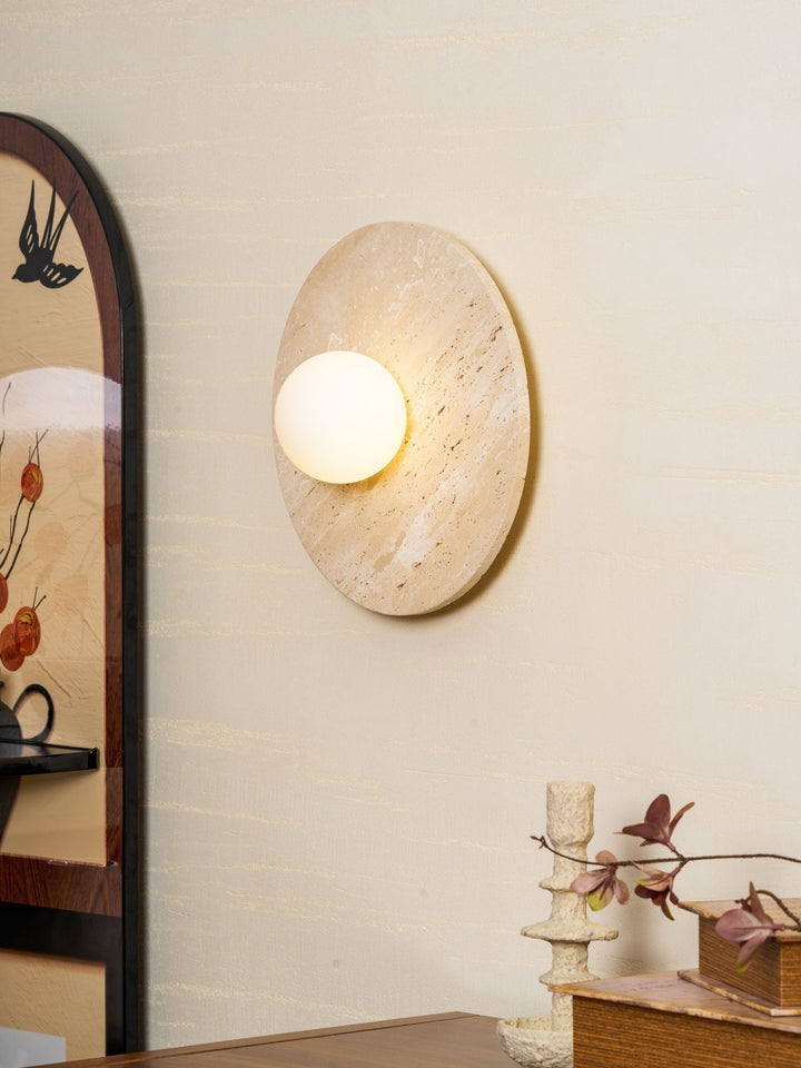 Stone Lunar Eclipse Wall Light