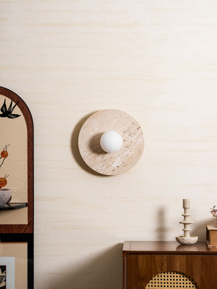 Stone Lunar Eclipse Wall Light