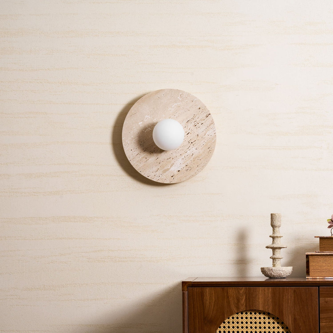 Stone Lunar Eclipse Wall Light