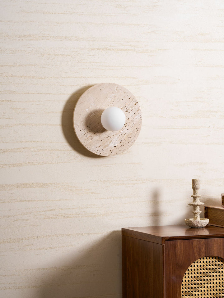 Stone Lunar Eclipse Wall Light