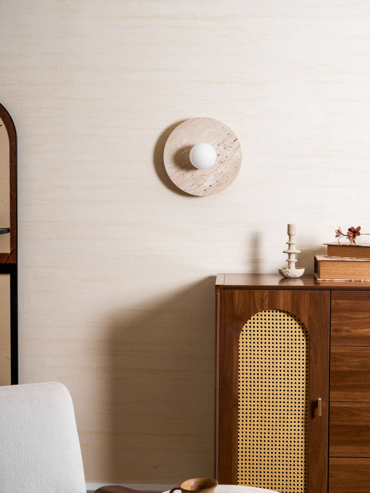 Stone Lunar Eclipse Wall Light