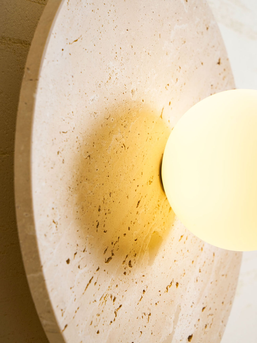 Stone Lunar Eclipse Wall Light