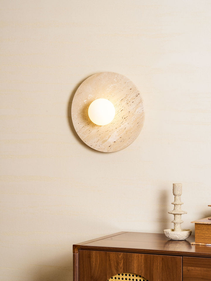 Stone Lunar Eclipse Wall Light