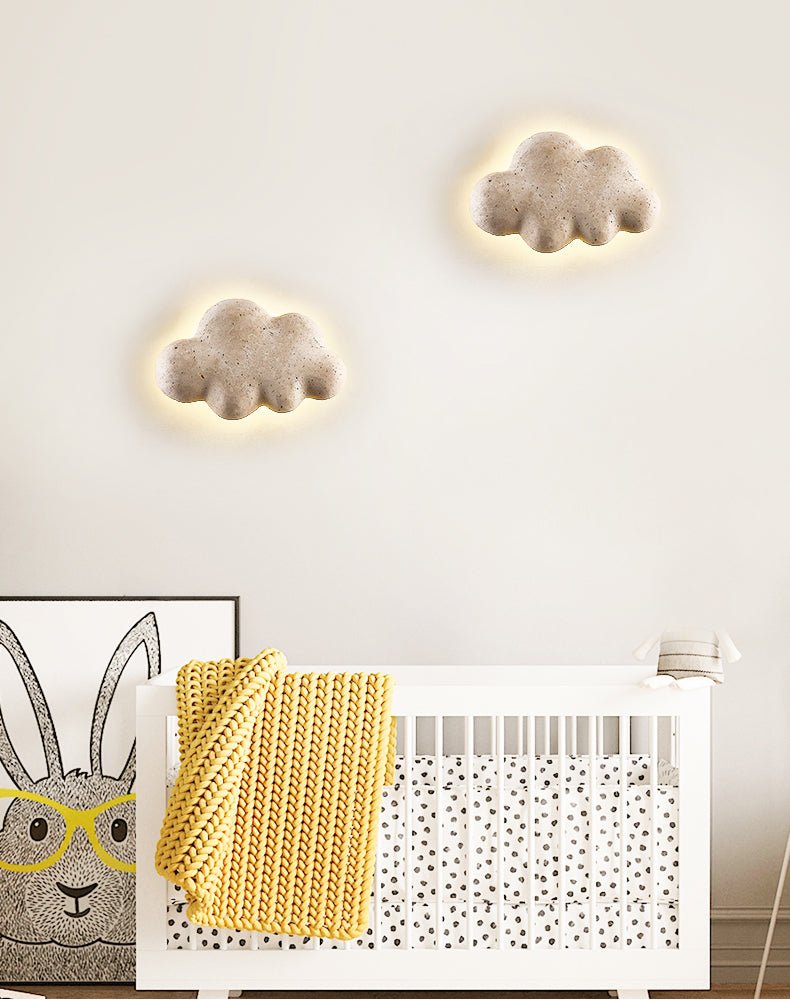 Stone Cloud Wall Light
