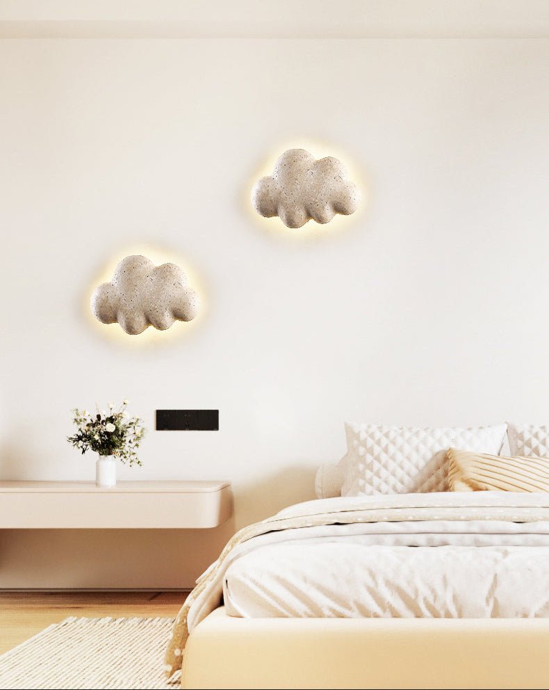 Stone Cloud Wall Light
