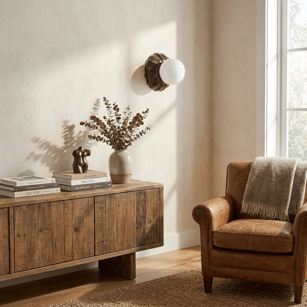 Stone Dome Wall Sconce