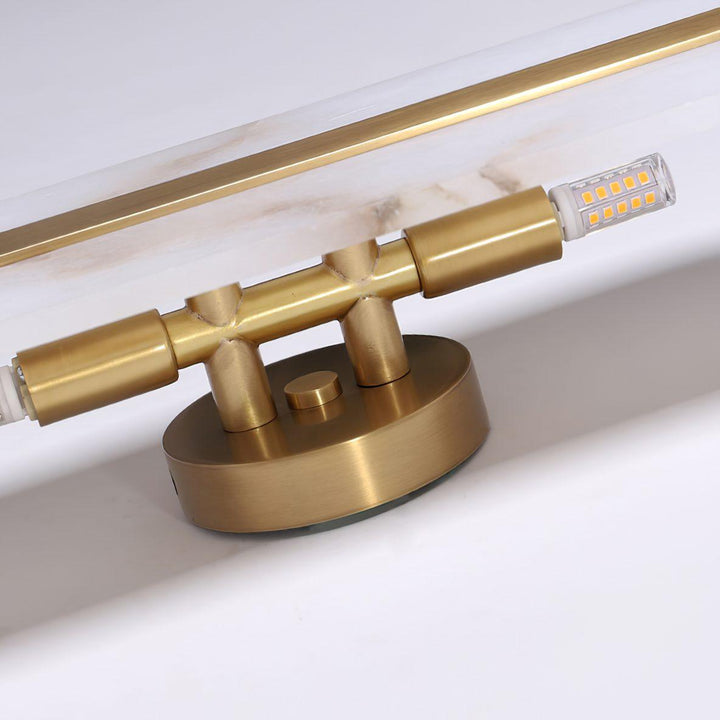 Long Ellipse Alabaster Wall Sconce