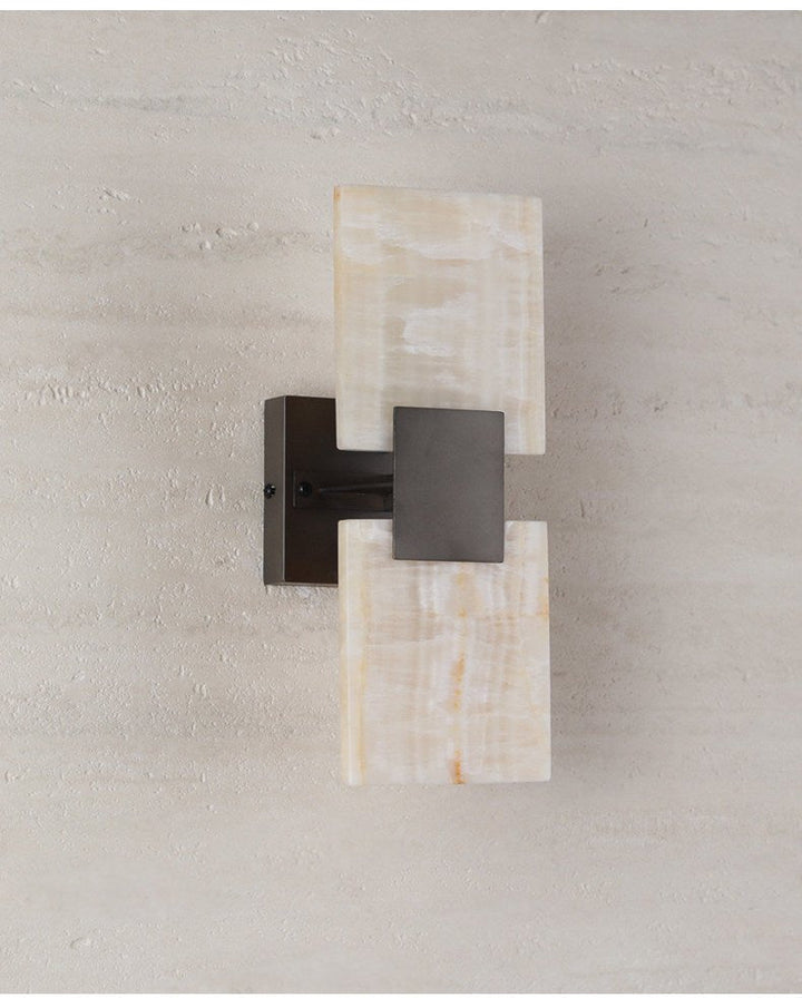 Strata Shift Alabaster Wall Lamp