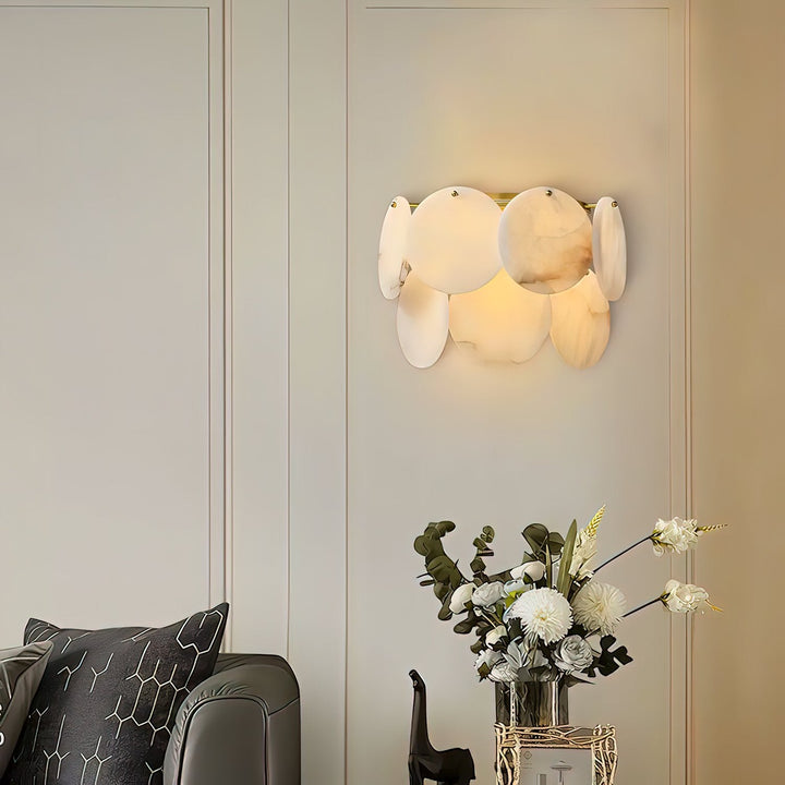 Strata Lumina Alabaster Wall Sconce