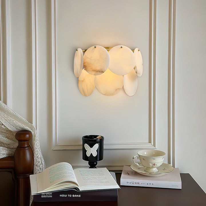 Strata Lumina Alabaster Wall Sconce
