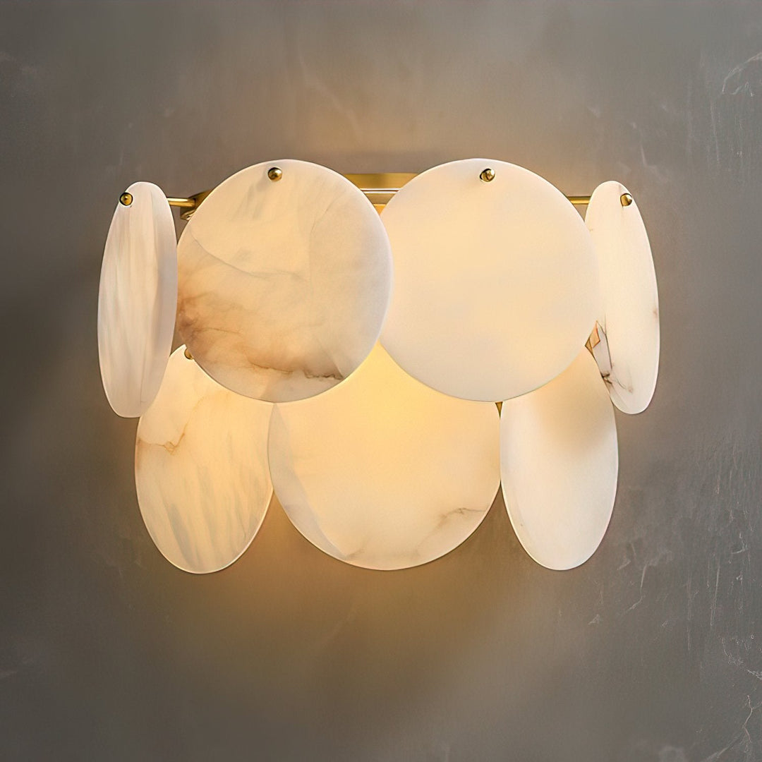 Strata Lumina Alabaster Wall Sconce